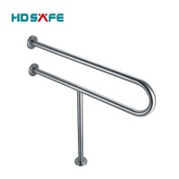 SUS304 grade high level stainless steel handicap toilet grab bars